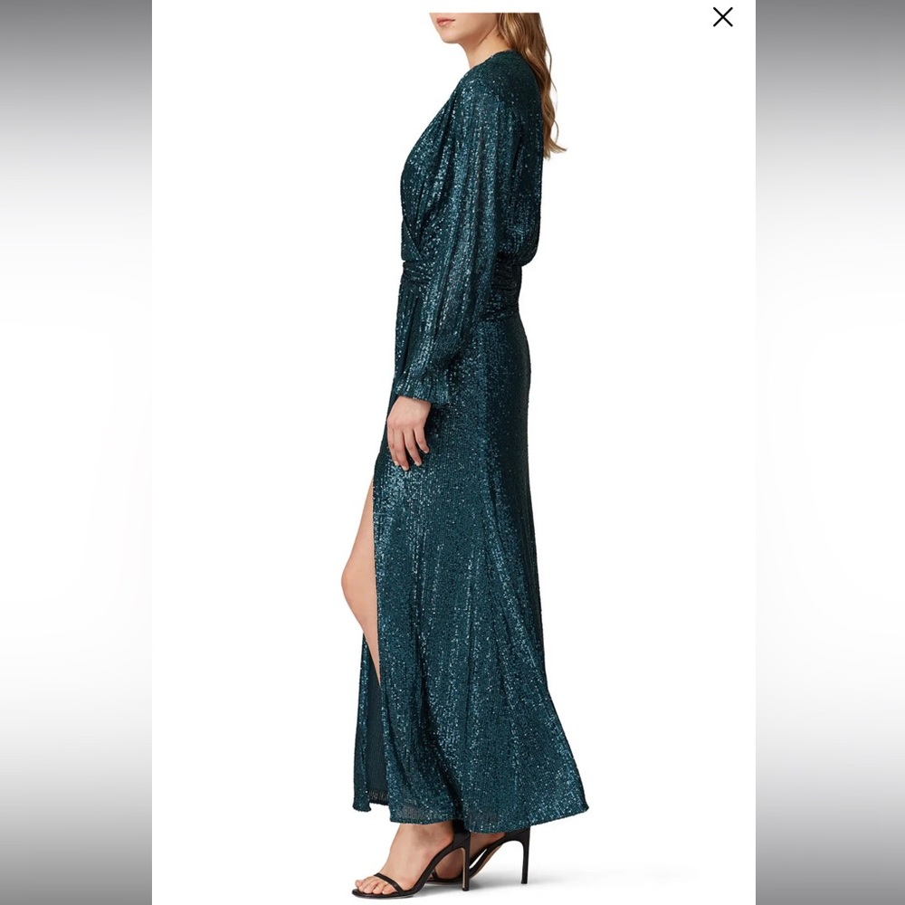 Price Droppedjonathan Simkhai Sequin Drape Front … - image 3